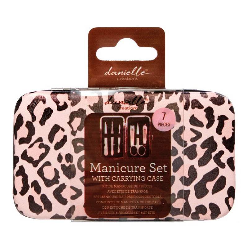Danielle Creations Animal Print Manicure Set DCMS0001PK front