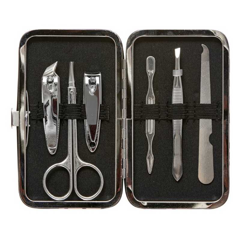 Danielle Creations Animal Print Manicure Set DCMS0001PK open