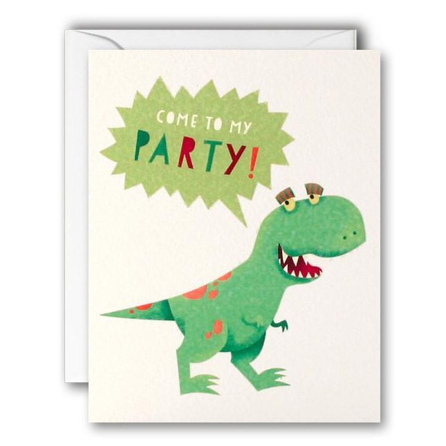 Dinosaur Invitation Cards Pack of 5 MC2600