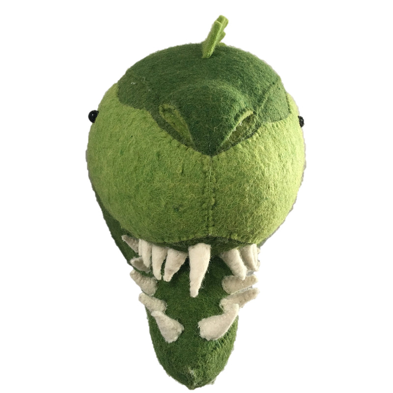 Green Dinosaur Head