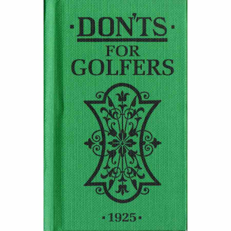Don'ts For Golfers 1925 book front cover