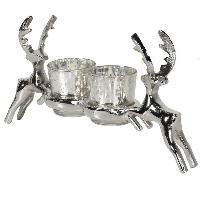 Double Reindeer Candleholder GNH111 main