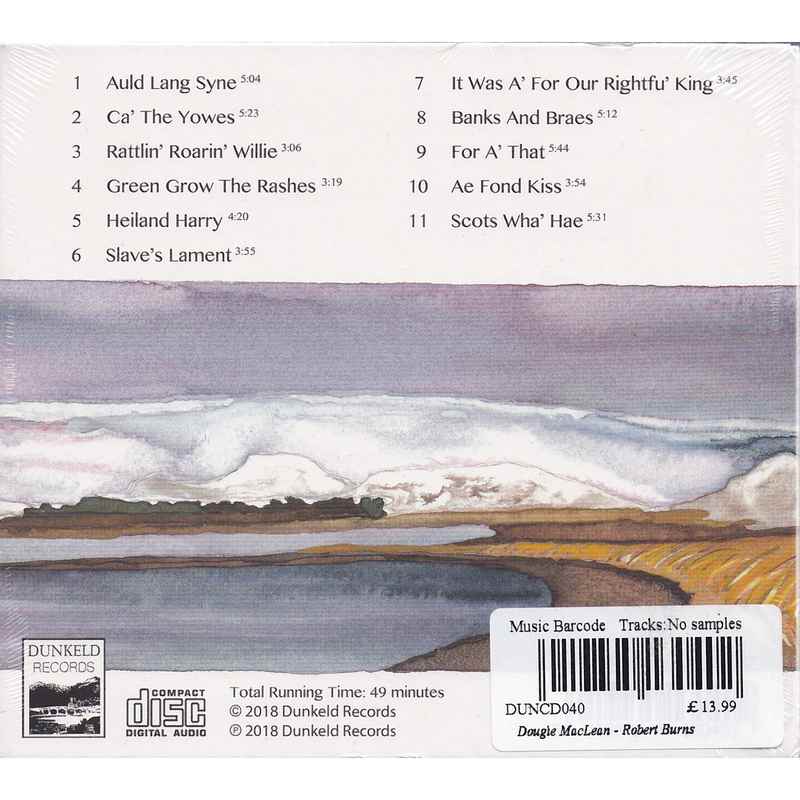 Dougie MacLean - A Robert Burns Selection CD back