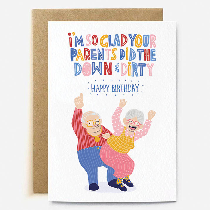 Down & Dirty Birthday Card TCC017