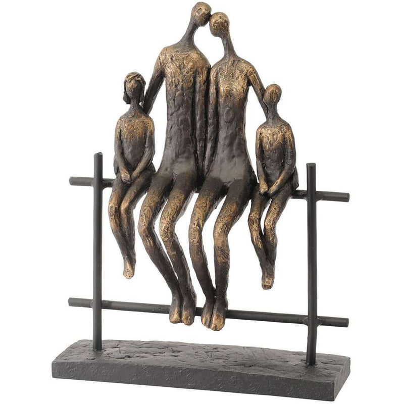 Duxford Bench Family Of Four Sculpture 702682