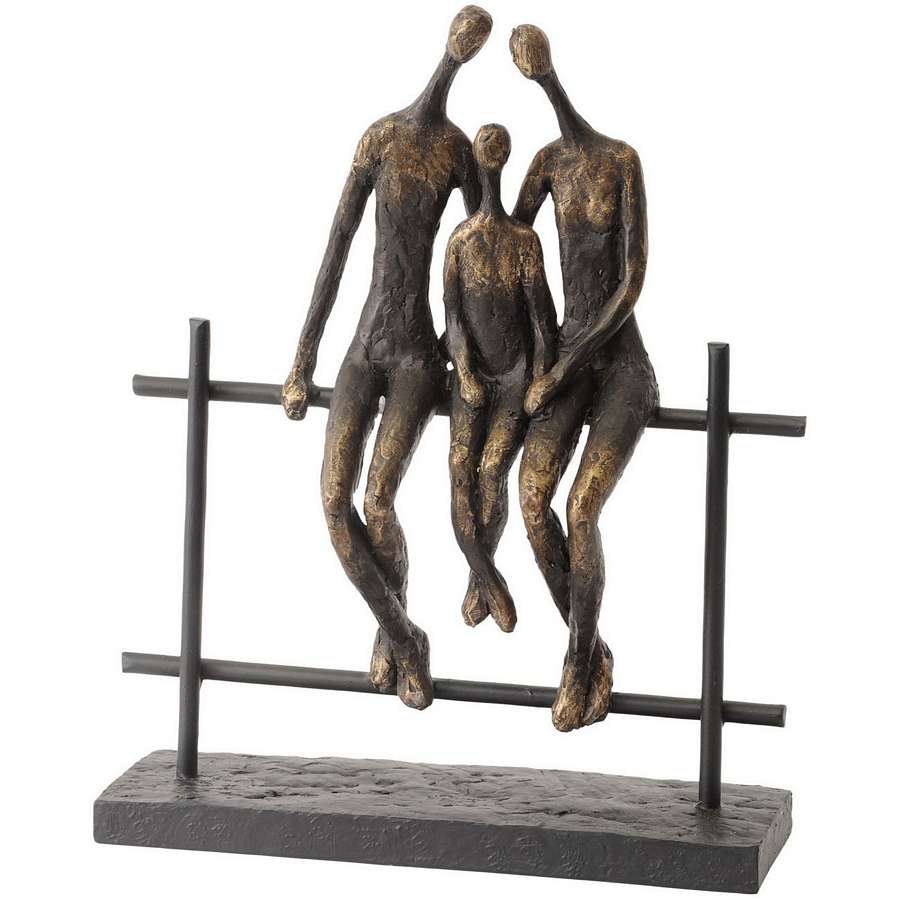 Duxford Bench Family Of Three Sculpture 702681