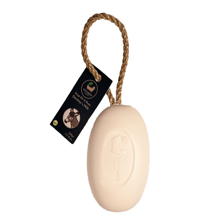 Eco Bath London Organic Soap On A Rope - Donkey Milk