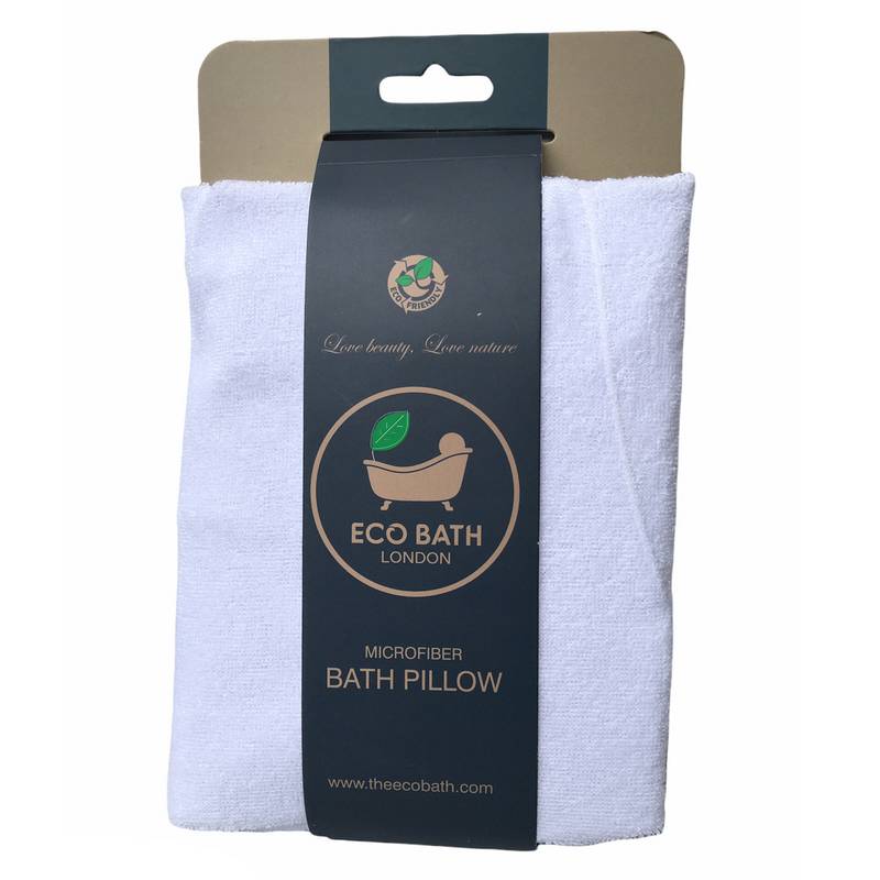 Ecobath Microfibre Inflatable Bath Pillow front