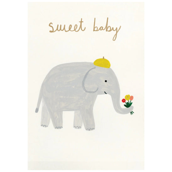 Elephant Sweet Baby Card
