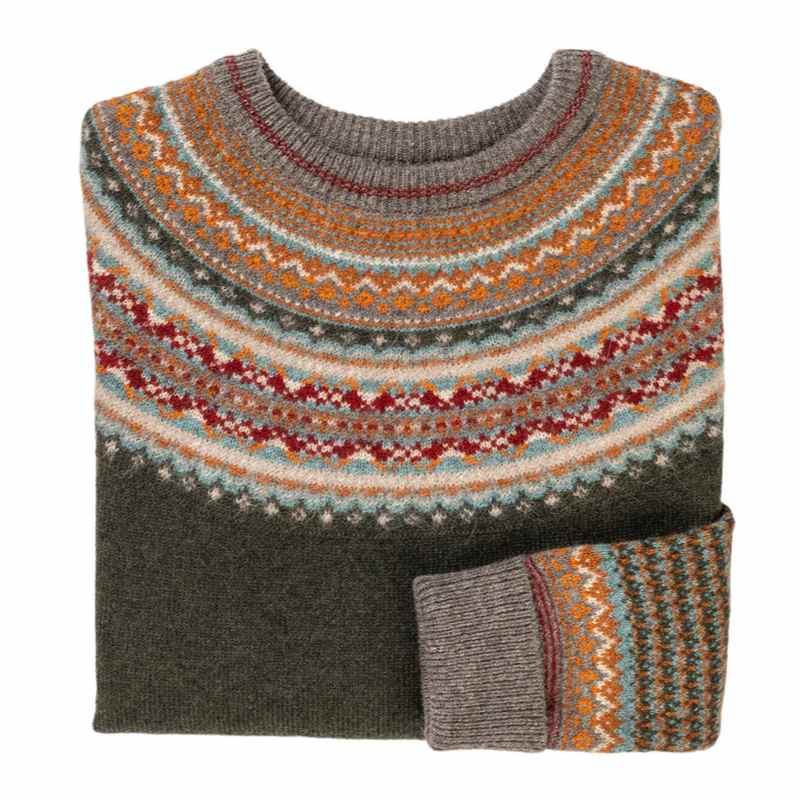 Eribe Knitwear Alpine Sweater Bracken P3974 folded
