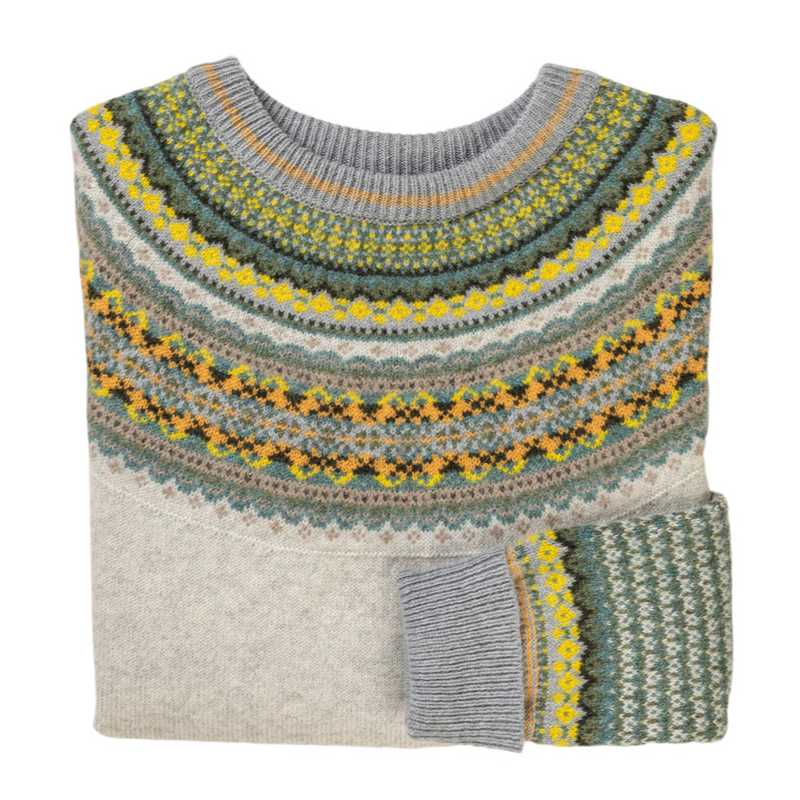 Eribe Knitwear Alpine Sweater Kelpie P3974 folded