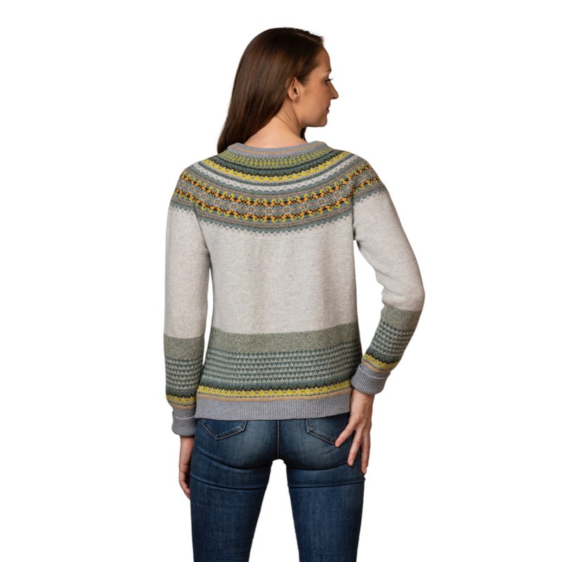 Eribe Knitwear Alpine Sweater Kelpie P3974 on model back