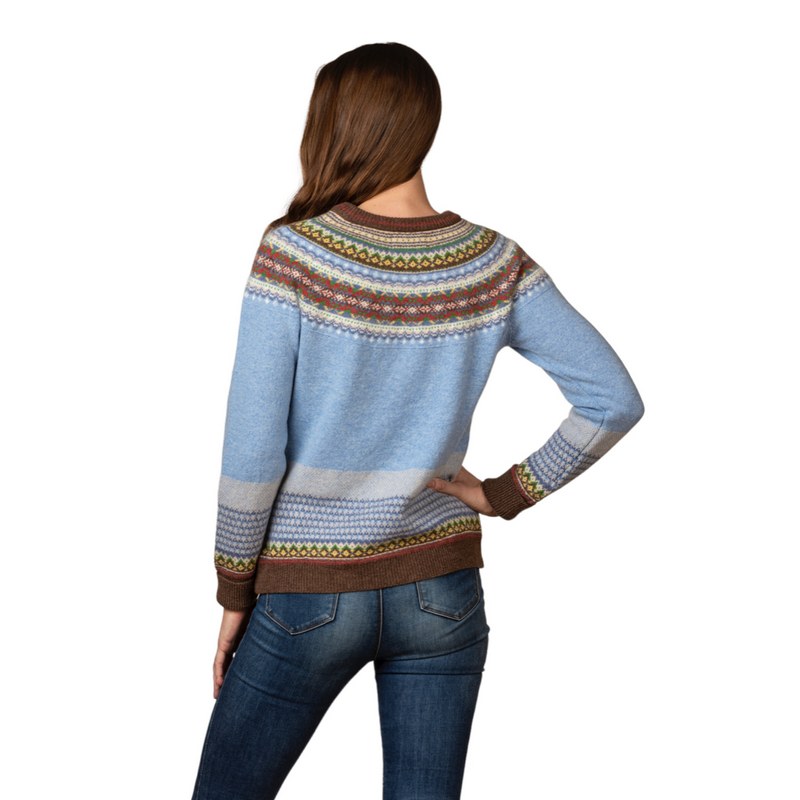 Eribe Knitwear Alpine Sweater Strathmore P3974 on model back