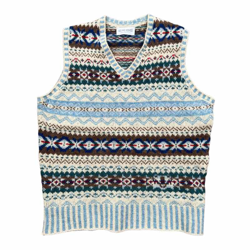 Eribe Knitwear Brodie Men's Vest Sweater Nordic V4200 front