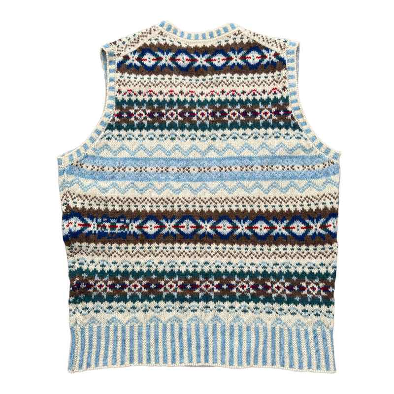 Eribe Knitwear Brodie Men's Vest Sweater Nordic V4200 back