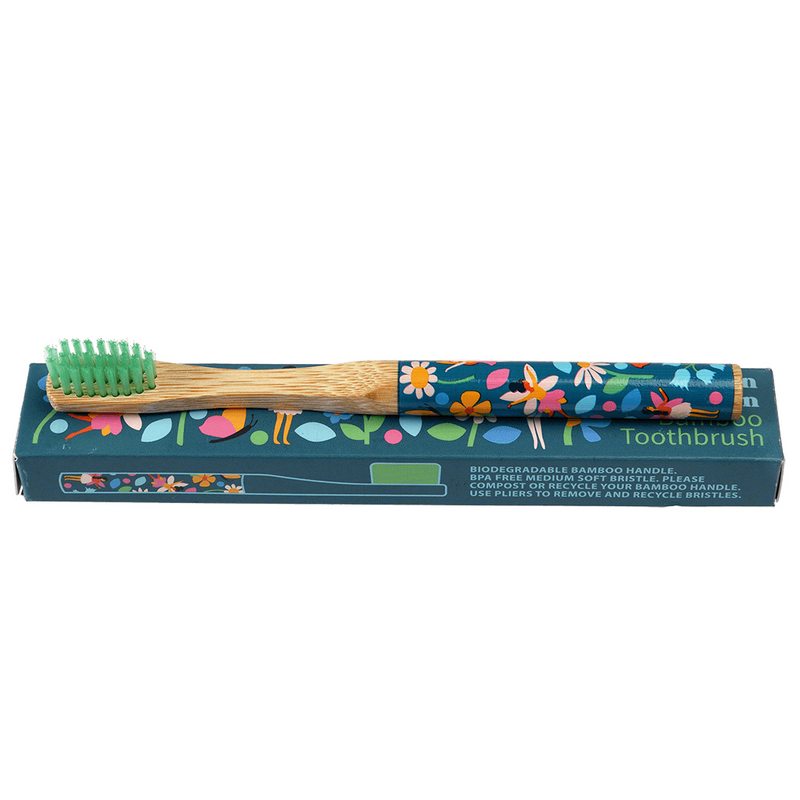 Fairies In The Garden Children's Bamboo Toothbrush 29307 side