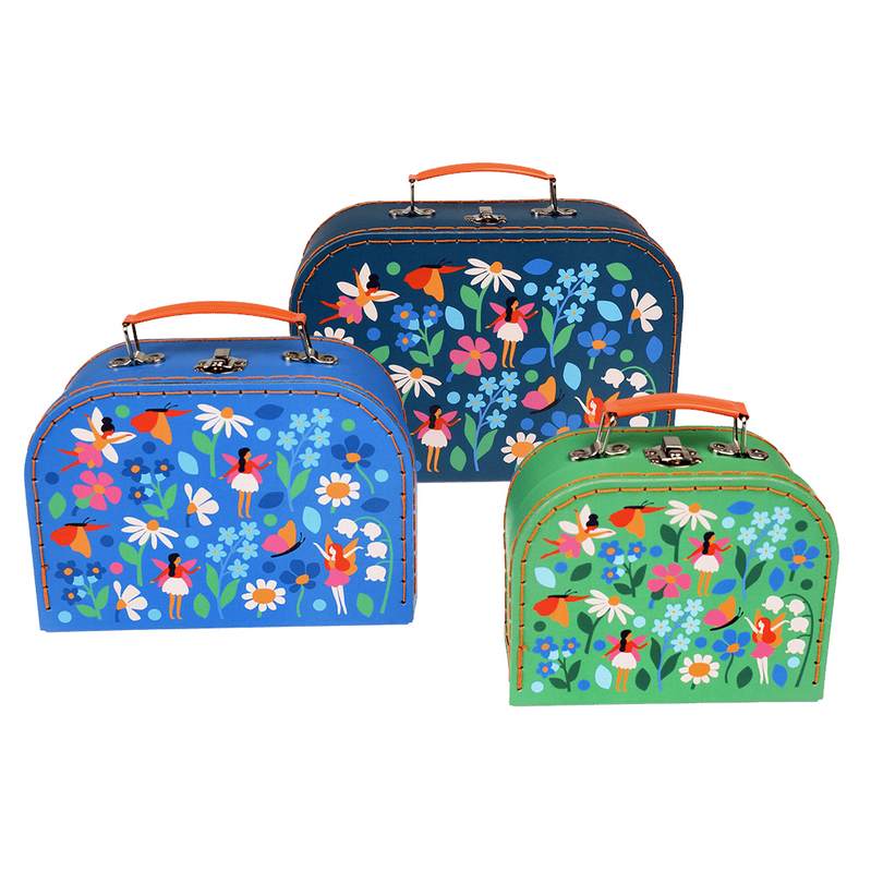 Fairies In The Garden Set Of 3 Mini Suitcases 29269 main