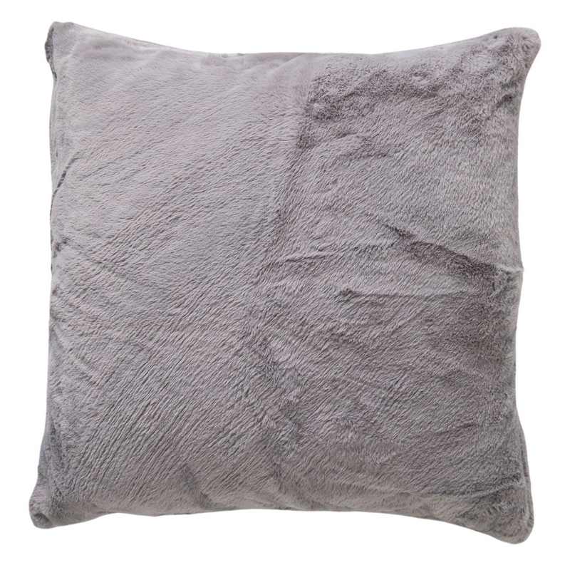 Faux Fur Cushion Mid Grey 5059413672507 front