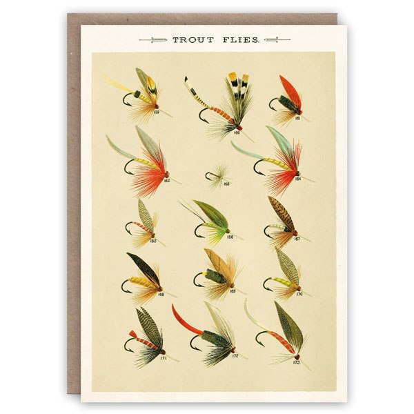 Favourite Trout Flies Card PB805