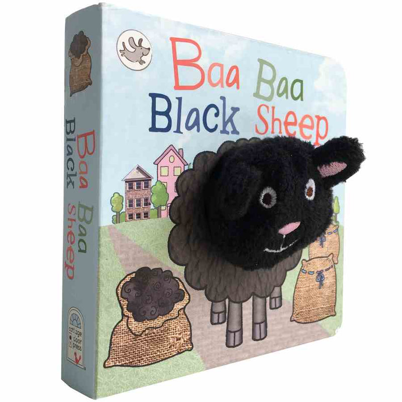 Finger Puppet Chunky Book -  Baa Baa Black Sheep angled