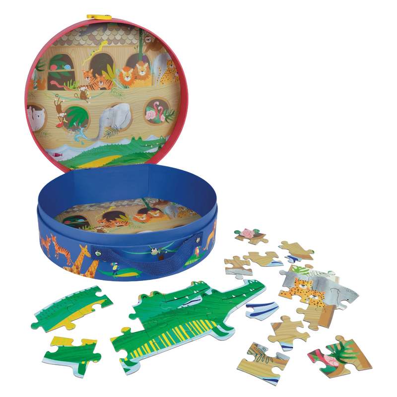 Floss & Rock Jigsaw Puzzle 100 Piece Jungle 42P6335 box and contents
