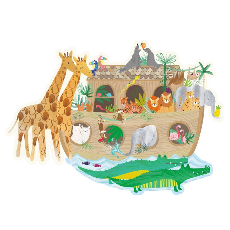 Floss & Rock Jigsaw Puzzle 100 Piece Jungle 42P6335 completed