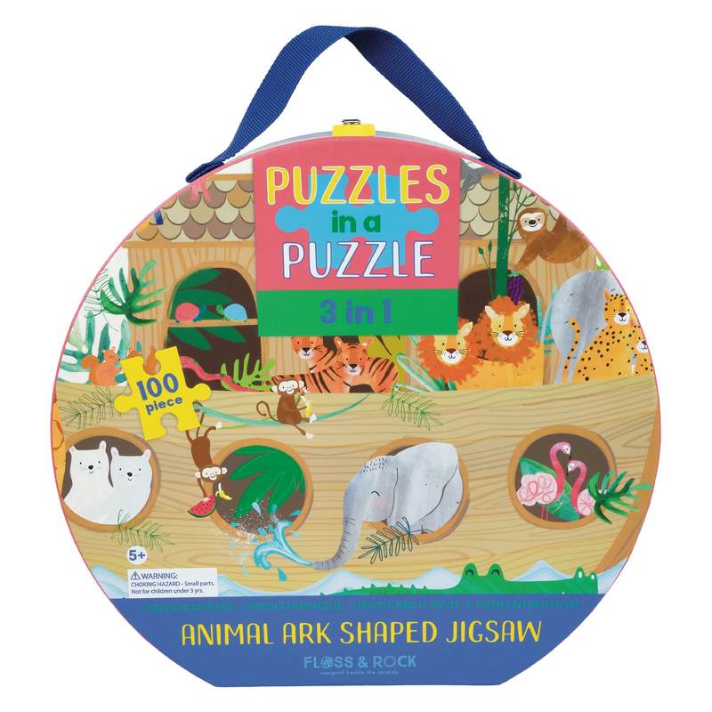 Floss & Rock Jigsaw Puzzle 100 Piece Jungle 42P6335 front