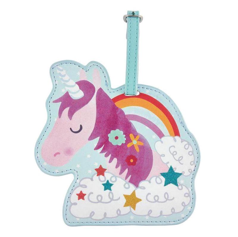 Floss & Rock Luggage Tag Rainbow Unicorn 38P3365 front