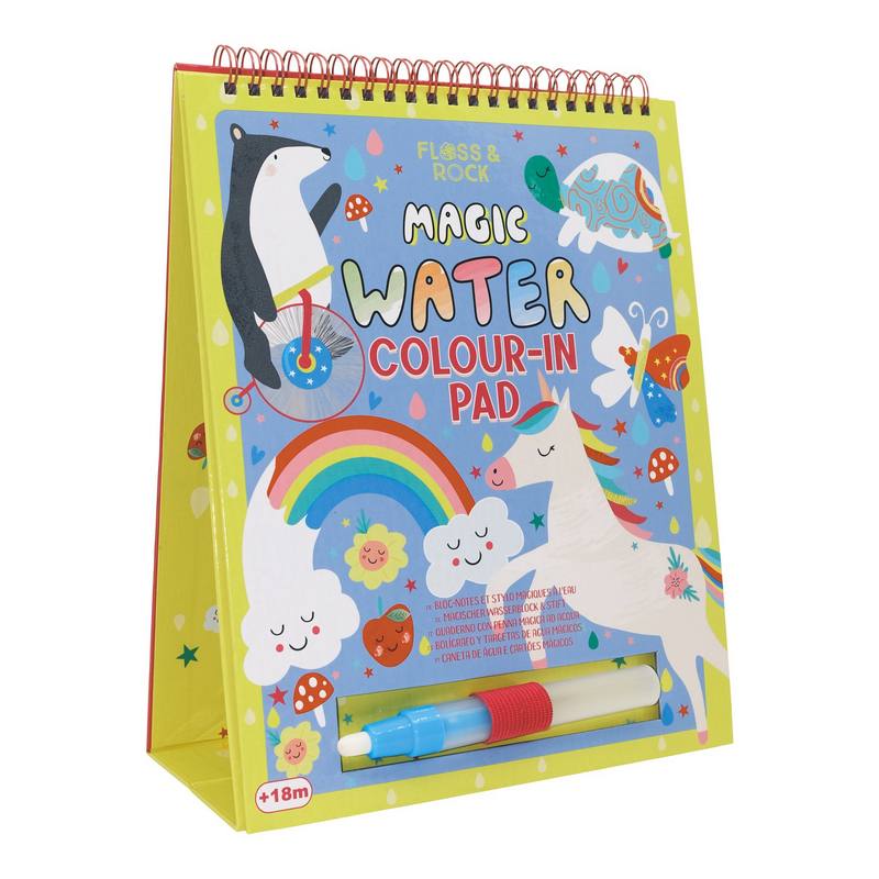 Floss & Rock Magic Water Colour-in Pad Unicorn 43P6391 front