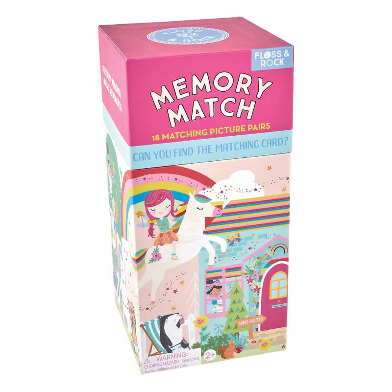 Floss & Rock Rainbow Fairy Memory Match Card Game 44P6444 front