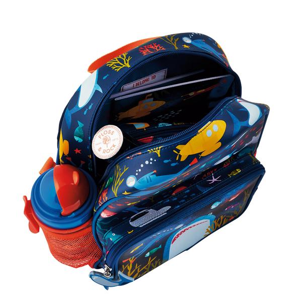 Floss & Rock Deep Sea Backpack 38P3431 open
