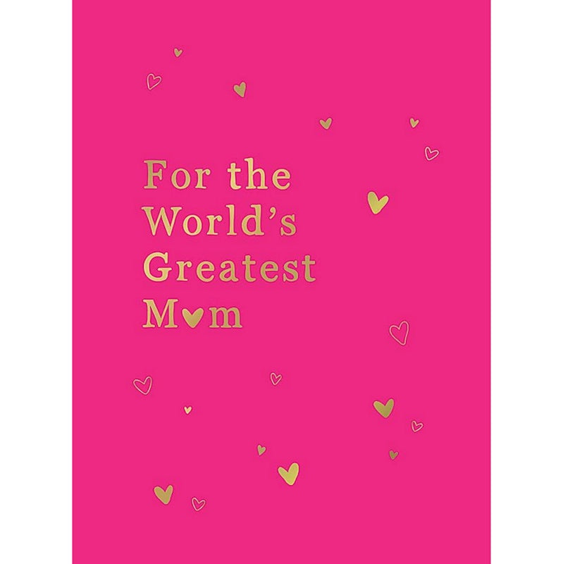 For the Worlds Greatest Mum Hardback Book front cover