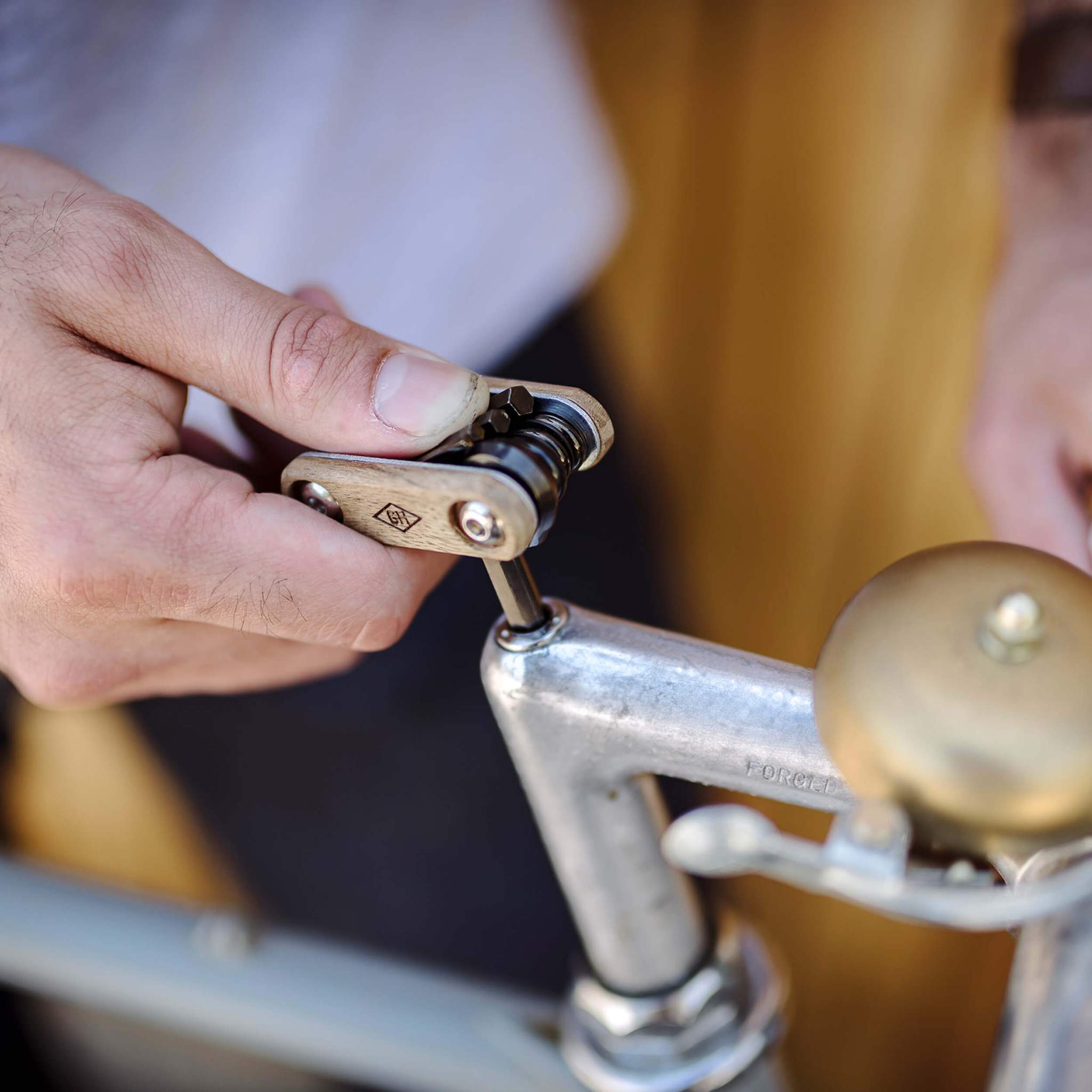 Gentleman's Hardware Titanium Pocket Bicycle Multi-Tool lifestyle