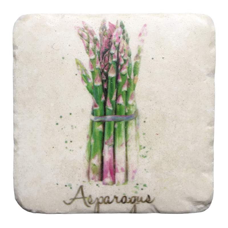 Garden Produce Resin Coaster Asparagus