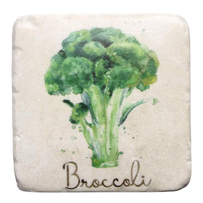 Garden Produce Resin Coaster Broccoli