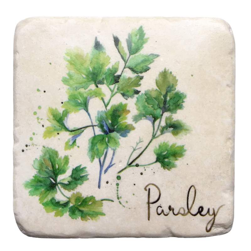 Garden Produce Resin Coaster Parsley