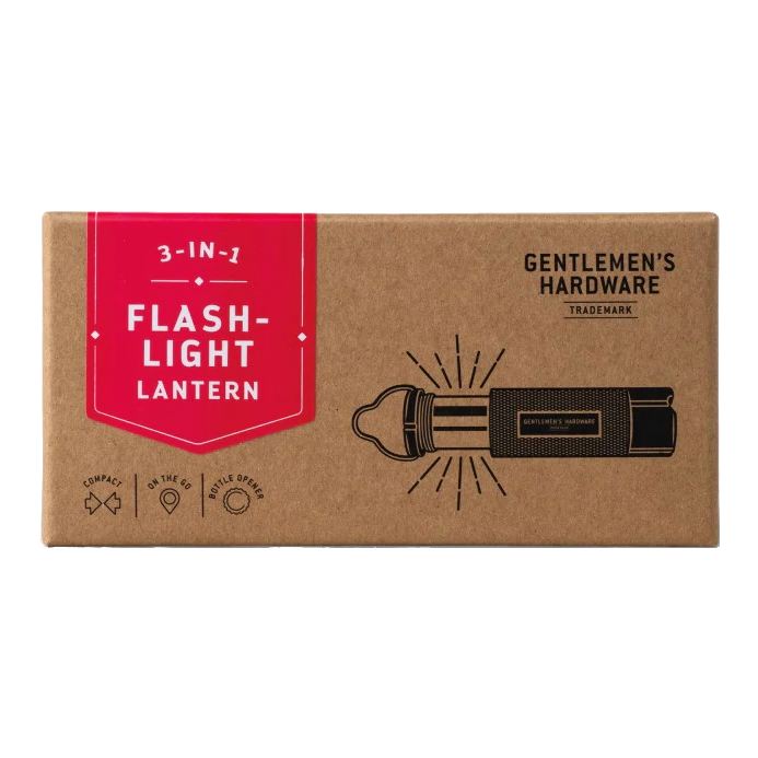 Gentlemen's Hardware 3-in-1 Flashlight Lantern GEN599 box
