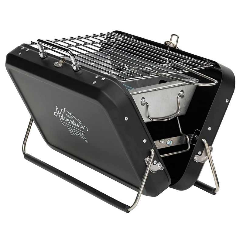 Gentlemen's Hardware Portable BBQ unfolded