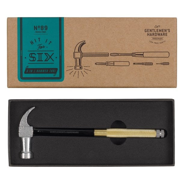 Gentlemen's Hardware Stainless Steel Hammer Multi-Tool GEN089 box open