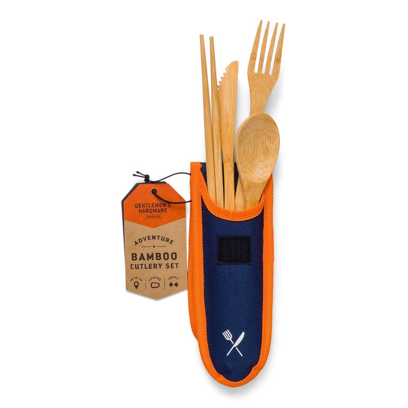 Gentlemen's Hardware Travel Bamboo Cutlery Set GEN639 main