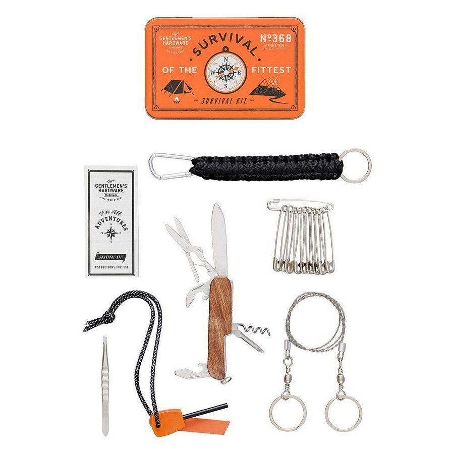 Gentlemen's Hardware Survival Kit laid out