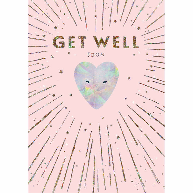 Get Well Soon Heart Card