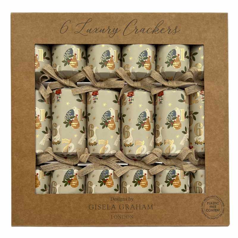 Gisela Graham 12 Days of Christmas Luxury Crackers 31502 front