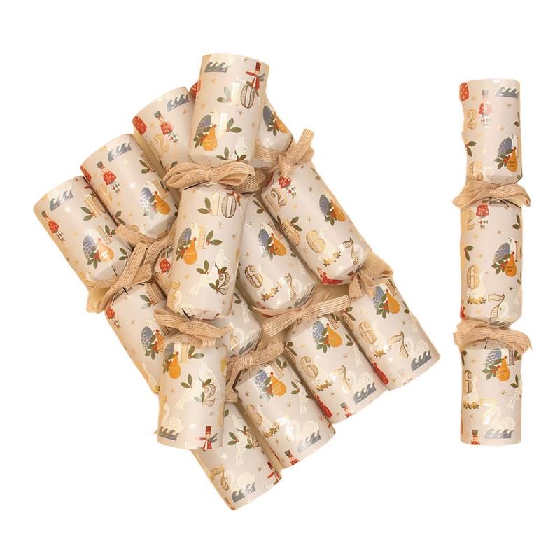 Gisela Graham 12 Days of Christmas Luxury Crackers 31502 open