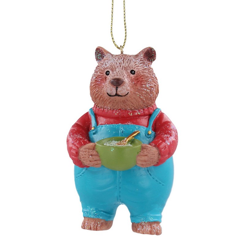Goldilocks Baby Bear Resin Decoration