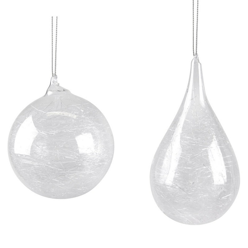 Gisela Graham Christmas Decoration with Glass Shreds 01771 selection