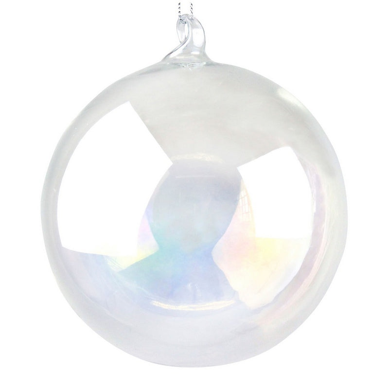 Gisela Graham Clear Soap Bubble Bauble 10cm 00026 main