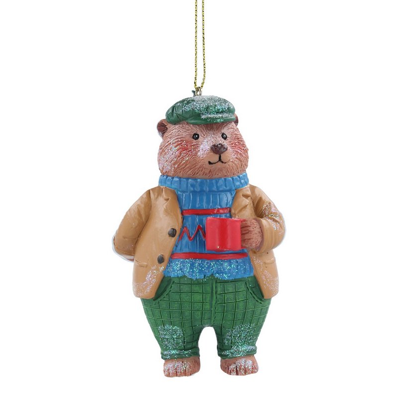 Gisela Graham Daddy Bear Resin Decoration 13584 main