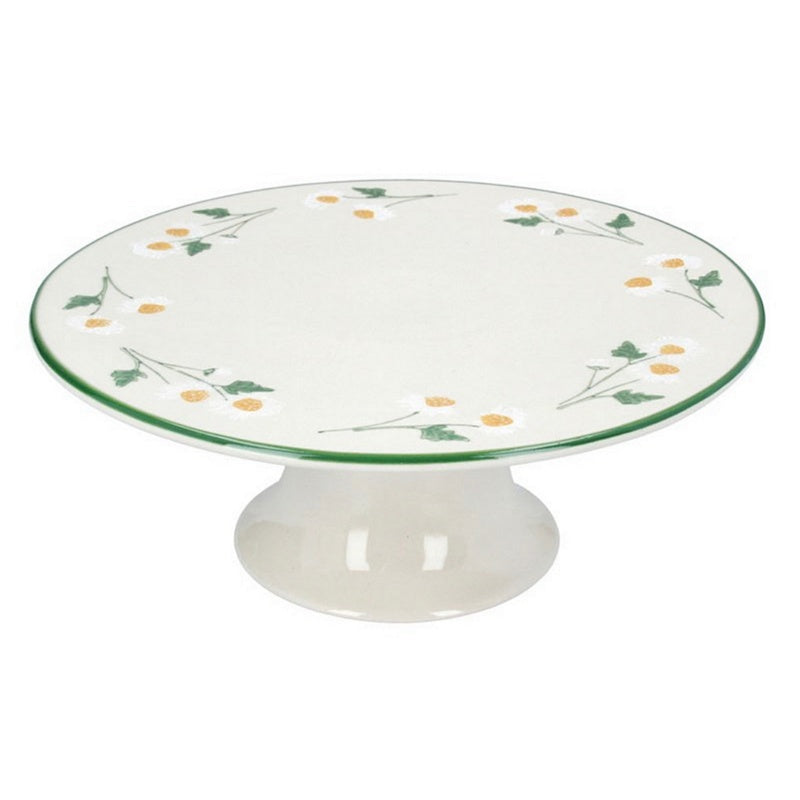 Gisela Graham Daisy Stoneware Cake Stand 81105 main