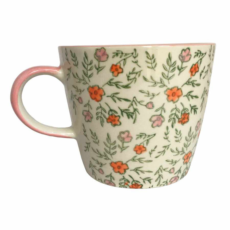 Gisela Graham Disty Floral Ceramic Mug back